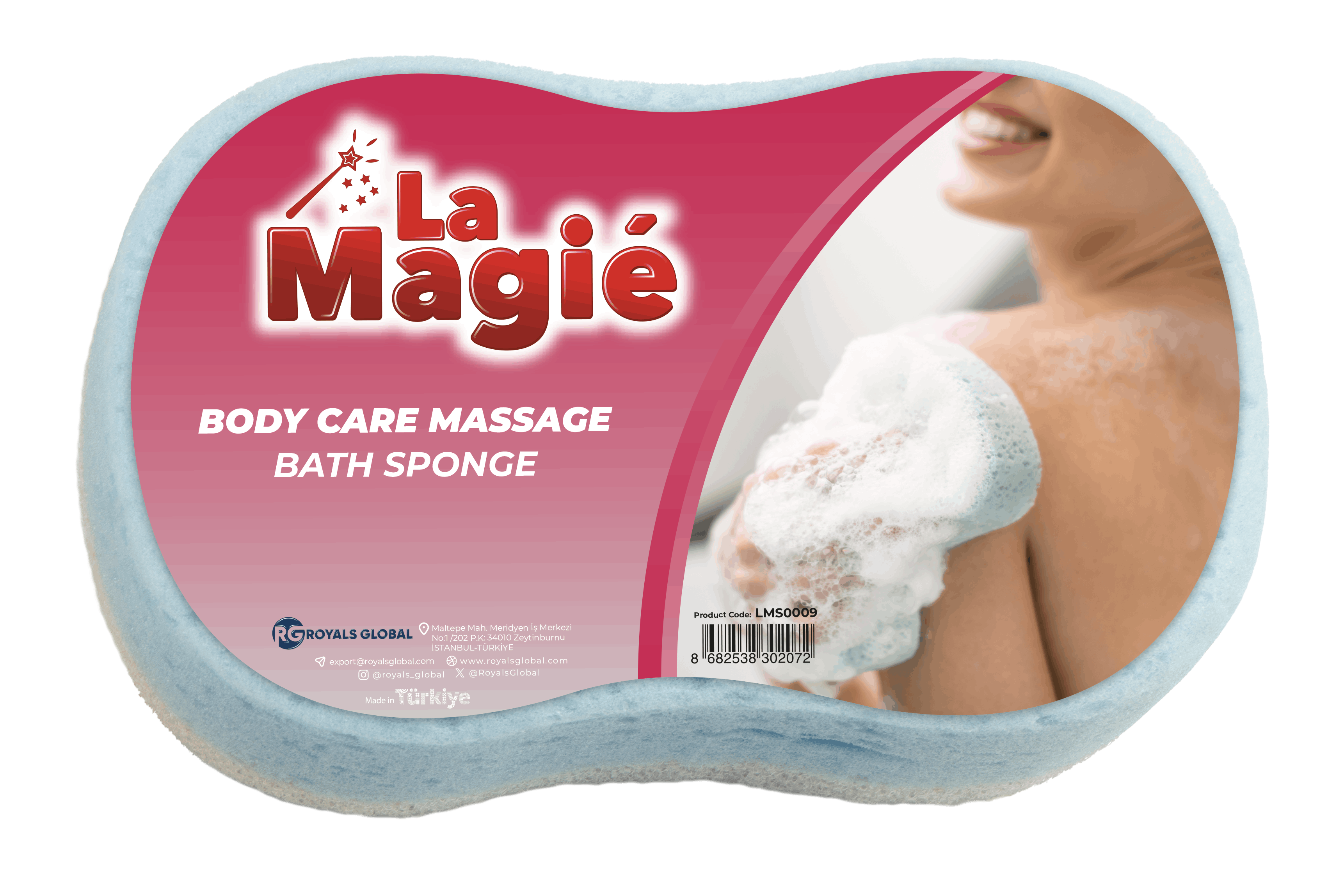 LA MAGIÉ DOUBLE EFFECT BATHROOM SPONGE